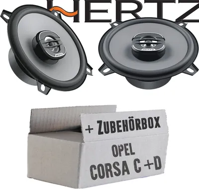 Produktbild von 13cm Koax Lautsprecher - Einbauset passend für Opel Corsa C + D Tür hinten - justSOUND
