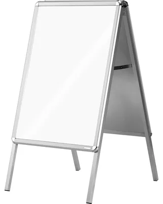 Image de panneau d'affichage magnetoplan SP A2, argent/argent anodisé