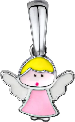 Produktbild von V Anhänger 925/- Sterling Silber rhodiniert Engel