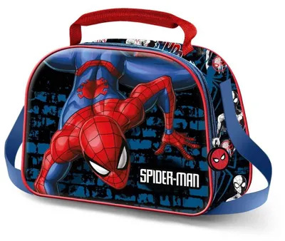 Produktbild von Karactermania Marvel Spiderman Wall 3d Lunchtasche Blau  Blau One Size