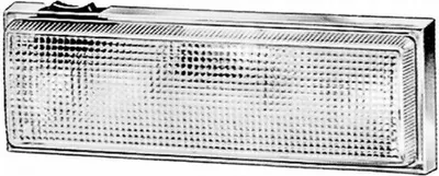 Produktbild von HELLA Innenraumleuchte Inenraumbeleuchtung 2JA 003 354-001 Innenraum 205mm 70mm 35mm