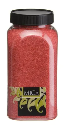 Produktbild von Mica Decorations Dekoration Sand rot 650 ml 1 kg