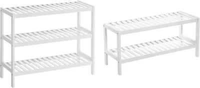 Produktbild von Schuhregal - Schuhablage & Schuhaufbewahrung - Weiß