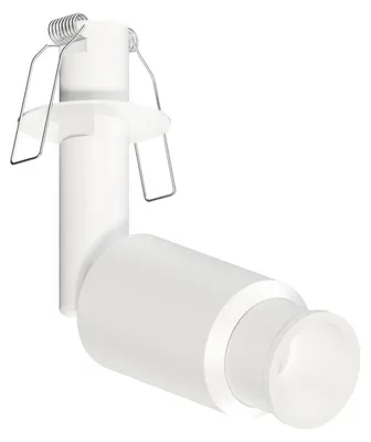 Obrázok produktu pre Vstavaný reflektor Micro Zoom, 2 W LED, 15°–36°, 3000 K, matná biela – Nastaviteľný reflektor pre výklady a klenotníctva – Beneito & Faure