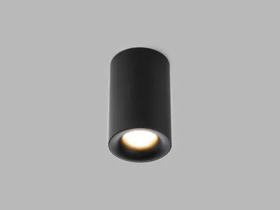 Produktbild von LED2 Beleuchtung 1150633 TUBUS C, Deckenstrahler, Einbauleuchte, 84,5 mm, 9W/550lm, 3000K, Schwarz