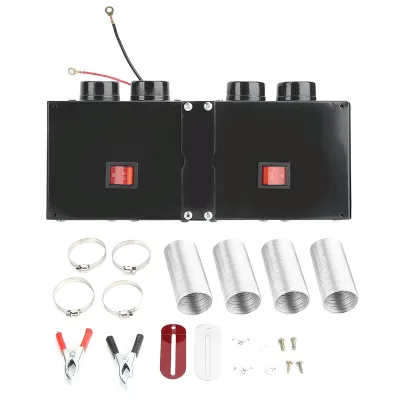 Obrázok produktu pre 500W 12V ohrievač a rozmrazovač do auta so 4 výstupmi vzduchu - ohrievač vzduchu, čistič vzduchu a rozmrazovač čelného skla