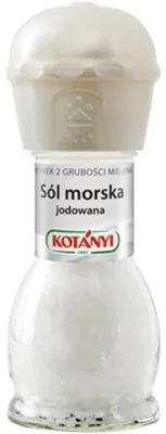 Zdjęcie produktu dla Kotanyi Młynek Sól morska jodowana 92g