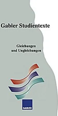 Obrázek produktu pro Gleichungen und Ungleichungen