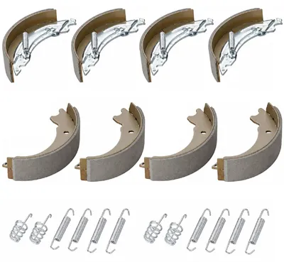 Produktbild von 8x Bremsbeläge Anhänger 200x50 Bremsbacken kompatibel für Knott