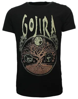 Imagen del producto de Camiseta Gojira Cycles, color negro, talla XL