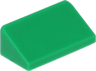 Produktbild von LEGO: 50x Schrägstein / Slope 1x2 30°, Grün