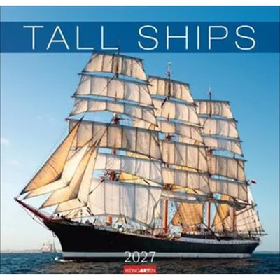 Produktbild von Wandkalender 2027 Segelschiffe 48 x 46 cm, 12 Monatsmotive, Deutsch/Englisch