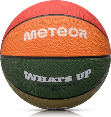 Produktbild von Meteor Basketball What's up Größe 5 Jugend ab 10 Jahren alt  grün/orange