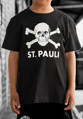 Produktbild von St. Pauli - Totenkopf, Kinder T-Shirt