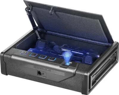 Immagine prodotto di Cassaforte per pistole Cassaforte biometrica per pistole con 3 modalità di accesso per 2 pistole