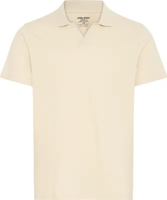 Produktbild von BLEND Stilvolles Kurzarmshirt V-Ausschnitt Polokragen Casual Größe: S