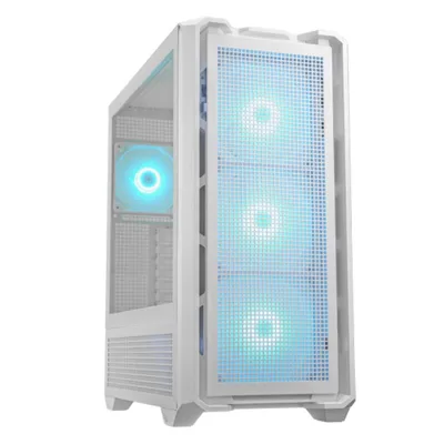 Produktbild von COUGAR MX600, Full-Tower, ohne Netzteil, USB/Audio, ATX, 1x USB-C Gen 2, 2x USB 3.0, weiß