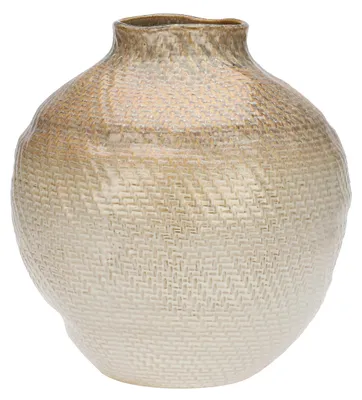 Image de Vase en céramique XL, 36,5 x 36 x 38 cm, décorative, pour fleurs