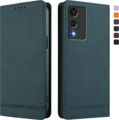 Image de Etui pour Cubot A10, étui rétro en cuirPolyuréthaneavec support et fentes pour cartes de crédit Vert