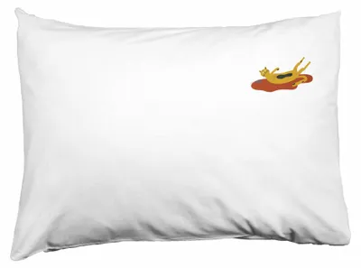 Kissenhülle 50 x 35 cm Weiß, Polyester, rechteckig, mit Reißverschluss