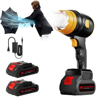 Produktbild von Turbo Gebläse Akku mit 48V Batterien18000RPM Elektrische Staubgebläse Luftbläser zum Wegblasen von Laub, Schnee, Staub, Blaskraft