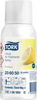 Produktbild von Tork 236050 Luchtverfrisser Citrus A1 12x75ml