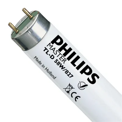 A close-up shot of a fluorescent light bulb.