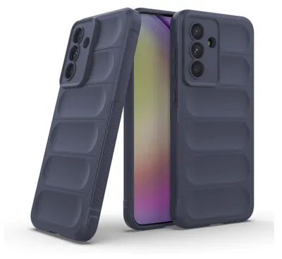 Produktbild von Handy Hülle für Samsung Galaxy A56 5G Grip Case Cover Schutzhülle Softgrip Farbe: Dunkelblau