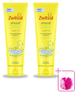 Produktbild von 2 x Zwitsal 0% Parfum Zinksalbe für empfindliche Babyhaut 100 ml - Sparpackung - 2 Stücke