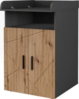 Obrázek produktu pro Přebalovací pult Vicco Irma Antracit/Artisan 60 x 97 cm s přebalovací jednotkou, Model 54784