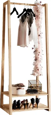 Produktbild von Garderobe Wien 85 x 190 x 60 cm Ablage Eiche