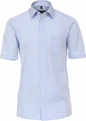 Produktbild von CASAMODA Herren Businesshemd Kurzarm Kent Comfort-Fit Hellblau 42