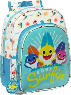 Immagine prodotto di Safta Baby Shark Surfing Backpack Multicolore Multicolore Taglia unica