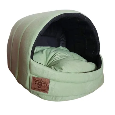 Immagine prodotto di grotta per cani, cuccia per cani 34x40x39cm - verde