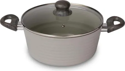 Image de Lamart LT1268 STRIPE Casserole avec couvercle 24 cm