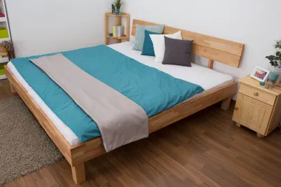 Produktbild von Futonbett Kernbuche 200 x 200 cm geölt