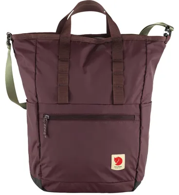 Obrázok produktu pre Fjällräven High Coast Totepack, Uni, Plátená taška, Zips, Bordeaux, Jednofarebné, Polyamid