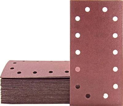 Produktbild von MioTools Fox Klett-Schleifblätter, 230 x 115 mm, 14-Loch, f. Schwingschleifer, Normalkorund (50 Stk.) K150