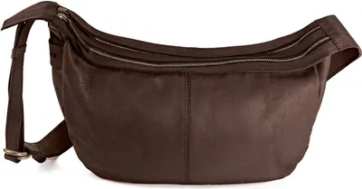 Produktbild von HAROLD'S Leder Schultertasche Submarine Pouch Twin Brown dunkelbraun