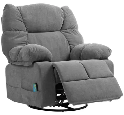 Produktbild von HOMCOM Relaxsessel mit Massagefunktion, Drehbarer Massagesessel, Fernbedienung