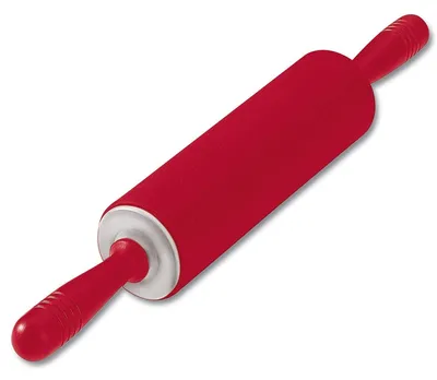 Silikon-Nudelholz 49 cm, rot, hitzebeständig bis 200 °C