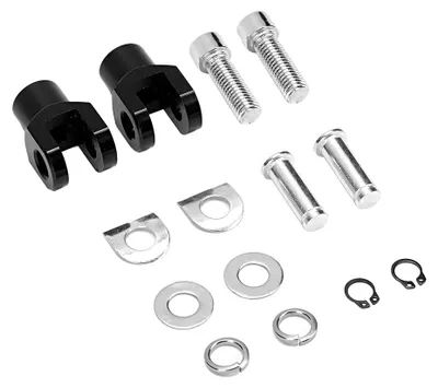 Imagen del producto de Kit de tornillos y tuercas para reposapiés de motocicleta, color , de aluminio, de 29 mm (1.1 pulgadas). Accesorio para montaje de pedales