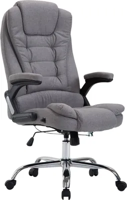 Produktbild von CLP Bürostuhl ergonomisch 150 kg belastbar Thor, Drehstuhl mit modernes Design grau
