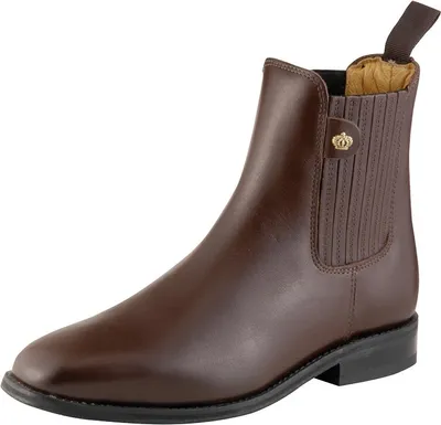 Produktbild von Königs Stiefelette Salzburg braun Nappa Leder Zugstiefelette weich gepolstert , Königs Größe Stiefeletten:2.5