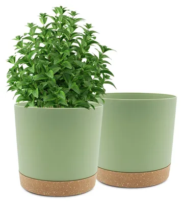 Obrázek produktu pro Omgoods – Moderní květináče o výšce 25,5 cm s drenážními otvory a odnímatelným dnem