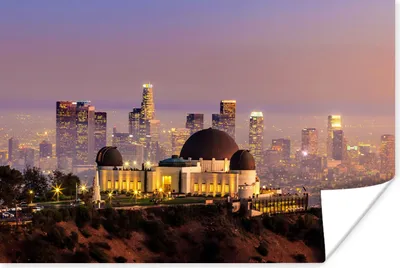 Produktbild von MuchoWow® Poster Los Angeles - Skyline - Architektur 120x80 cm - Bilder