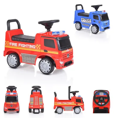 Produktbild von Moni, Kinder Rutschauto Antos Mercedes-Benz, Melodien, Sirenenlichter, Sound rot