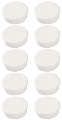 Productafbeelding van DAHLE 95538-20983 DAHLE Magnete weiß, Kunststoff Ø 3,8 cm, 10 St.
