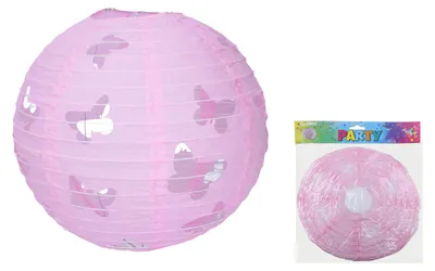 Obrázek produktu pro Lampion koule 30 cm - Motýl