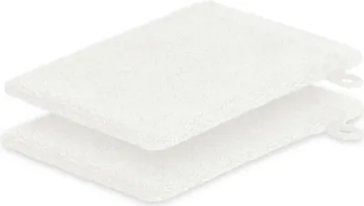 Produktbild von 2x Waschhandschuh Frottier 500 g/m²  15 x 21 cm Weiß